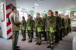 Ślubowanie i pierwsze awanse w Podlaskim Oddziale SG 