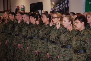 Ślubowanie nowo przyjętych funkcjonariuszy 