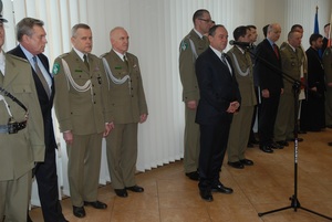 Ślubowanie nowo przyjętych funkcjonariuszy 