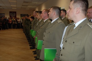 Ślubowanie nowo przyjętych funkcjonariuszy 