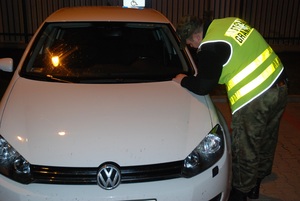Zatrzymany Volkswagen 
