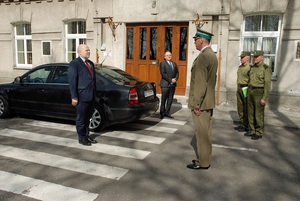 Sekretarz Stanu w MSW z wizytą w Podlaskim Oddziale SG 