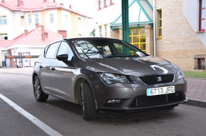 Zatrzymany pojazd Seat Leon 