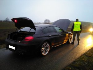 Zatrzymane BMW 