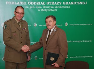 Zawarcie porozumienia o współpracy Straży Granicznej i Straży Leśnej 