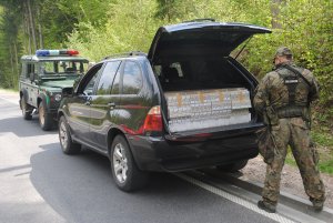 Zatrzymane BMW z kontrabandą 