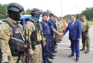 Ćwiczenia "Wingris 2016" zdj. KWP Białystok 